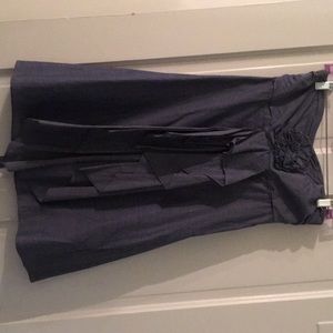 Strapless Jean Dress